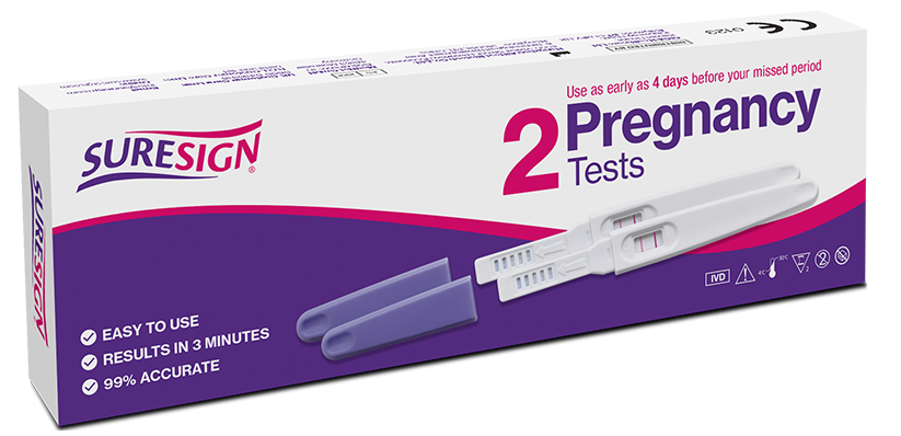 Midstream pregnancy test